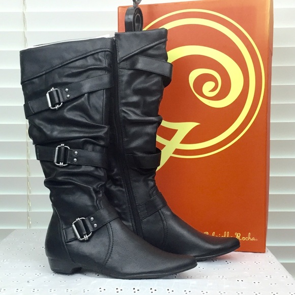 Gabriella Rocha Shoes - Gabriella Rocha Cerveti flat black boots New 9 M